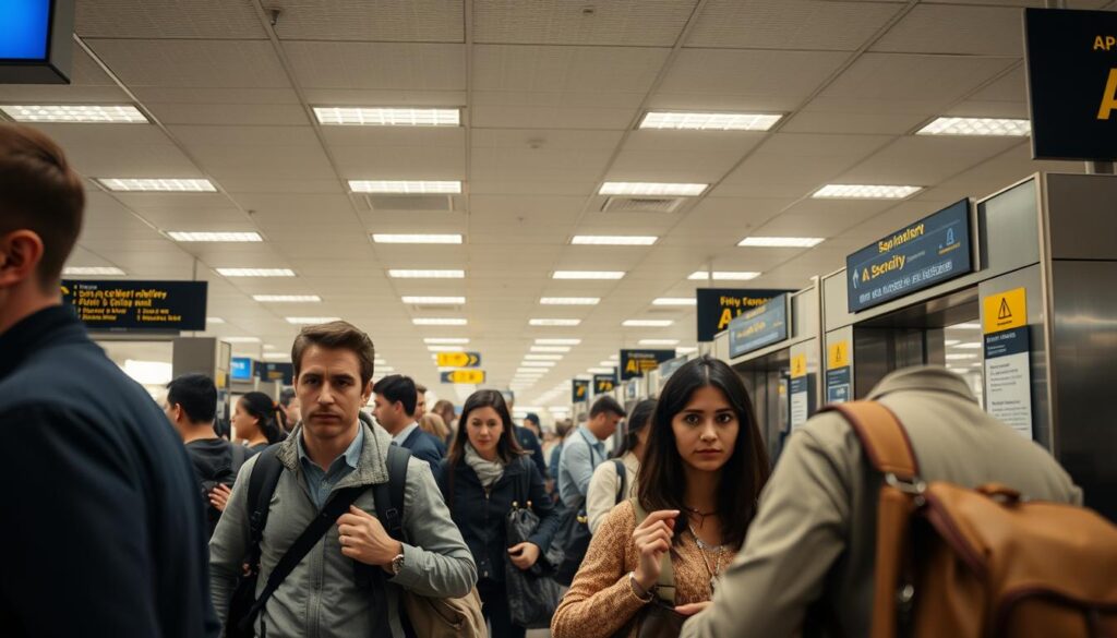 normas de segurança em aeroportos